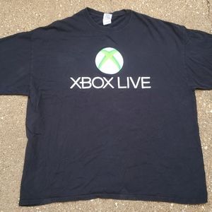 XBOX Live Gaming Black T-Shirt Short Sleeve 2XL